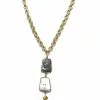 Gigi Kaufman Jewelry Gifts By Recipient Dendrite Opal Necklace With Gold Cable Chain