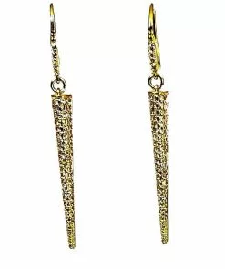 Gigi Kaufman Jewelry Gifts By Recipient Gold And CZ Skinny Earrings