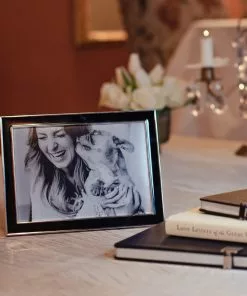 Addison Ross Frame Enamel Thin Black And Silver - Available In 3 Sizes Gifts By Occasion 2 Addison Ross Frame Enamel Thin Black And Silver - Available In 3 Sizes Gifts By Occasion