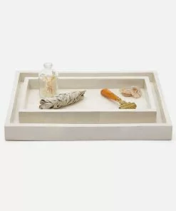 Pigeon & Poodle Tray Faux Horn (White) Host/Hostess