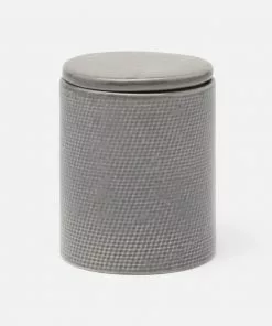 Pigeon & Poodle Host/Hostess Bath Collection Ceramic (Grey Burlap)