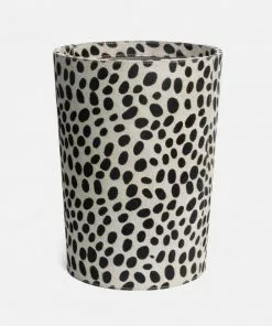 Pigeon & Poodle Waste Basket Dalmation Print Hide On Hair (Round) Host/Hostess