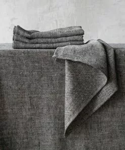 Linen Me Black Linen Napkin