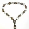 Gigi Kaufman Jewelry Olive Shaped Smokey & Crystal Quartz Necklace Gifts By Recipient