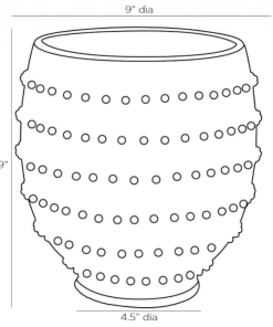 Arteriors VASE SPITZY SMALL