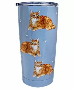 E&S IMPORTS INC Gifts By Occasion ORANGE TABBY SERENGETI ULTIMATE TUMBLER