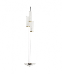 Arteriors Gifts By Occasion FLOOR TORCHIERE WHITE MARBLE