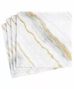 Caspari Marble Paper Cocktail Napkins Gifts By Occasion