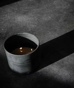 1889 WAX LIGHTING Gifts By Occasion CANDLE BLACK PORCELAINE CLARISSE By Wax Lighting