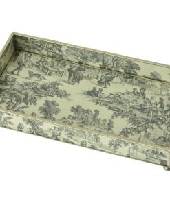 JM Piers BLACK TOILE TRAY Gifts By Occasion