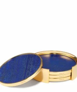 Aerin Lucas Lapis Coaster / Set Of 4