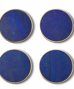 Aerin Lucas Lapis Coaster / Set Of 4
