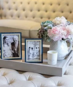 Addison Ross Tray Lacquered Chiffon Grey (Medium) Gifts By Occasion