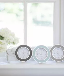 Addison Ross Alarm Clock Chiffon And Silver (Round) Gifts By Occasion