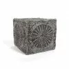 Go Home Ltd Gifts By Occasion Eldridge Grey Washed Pouf