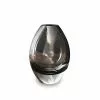 Beatriz Ball Vase Teardrop Smoke Grey Bud