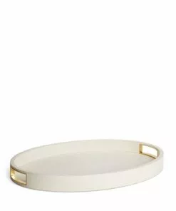 Aerin Modern Shagreen Cocktail Tray