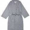 The Cat's Pajamas Gingham Luxe Pima Kimono Robe Gifts By Recipient