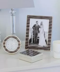 Addison Ross Frame Faux Grey Horn & Silver - Available In 2 Sizes