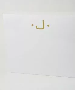 Black Inc CA NOTEPAD LUXE INITIAL GOLD FOIL Gifts By Occasion