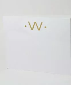Black Inc CA NOTEPAD LUXE INITIAL GOLD FOIL Gifts By Occasion