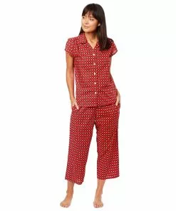 The Cat's Pajamas Hadley Luxe Pima Capri Pajama Set Gifts By Recipient