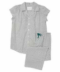 The Cat's Pajamas Barrington Luxe Capri Pajama Set