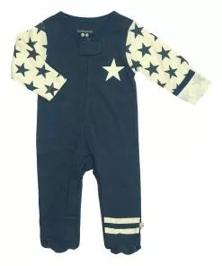 Babysoy FOOTIE INDIGO ALL STAR 0-3 Months