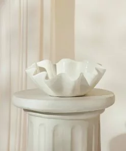 Regina Andrew Design Bowl Ceramic Ruffle (Available In 2 Sizes) Gifts By Occasion 11 Regina Andrew Design Bowl Ceramic Ruffle (Available In 2 Sizes) Gifts By Occasion