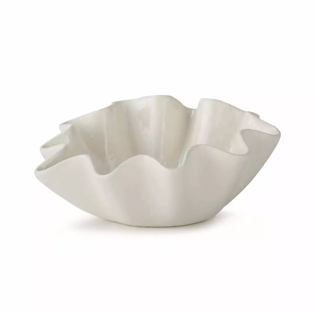 Regina Andrew Design Bowl Ceramic Ruffle (Available In 2 Sizes) Gifts By Occasion Regina Andrew Design Bowl Ceramic Ruffle (Available In 2 Sizes) Gifts By Occasion