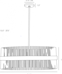 Arteriors CHANDELIER HOZIER