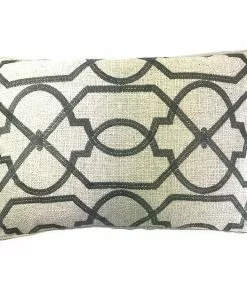 Signature Pillows Anthem Bailey Steel Embroidered Pillow Decorative