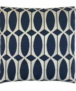 Signature Pillows Anthem Blue Oblong Circles Pillow