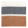 Caravan Home Napkins Bold Stripe Linen Rust
