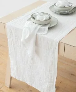 Linen Me Linen Napkin Stone Washed Optical White