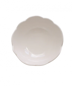 Cereal Bowl Relish Scalloped Cream