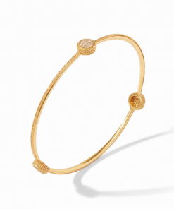 Julie Vos Bangle Winsdor Windsor Pavé Clear Crystal