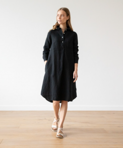 Linen Me Dress Linen Black Camilla Gifts By Recipient