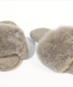 Samantha Holmes Alpaca SLIDES ALPACA FUR (Available In Different Colors And Sizes)