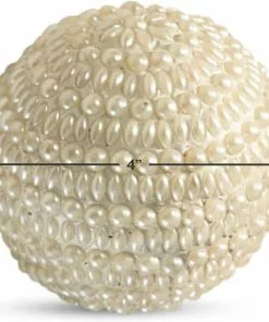 Saro Trading Ivory Bead And Pearl Orb