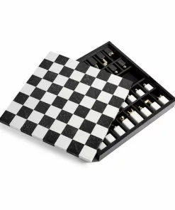 Gifts By Occasion Black And White Marble Chess Set By L'Objet