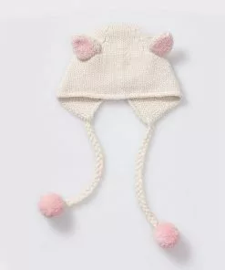 Alicia Adams Gifts By Occasion Ivory Alpaca Bunny Hat