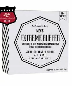 Spongelle Men's Extreme Buffer Bergamot Absolute Men's Body Wash Gifts By Occasion