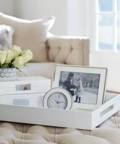 Addison Ross Frame White Enamel And Silver Curved Gifts By Occasion