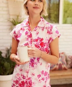 The Cat's Pajamas Aster Luxe Pima Short Set Gifts By Recipient