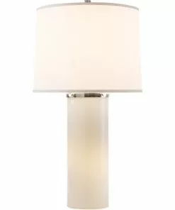 Visual Comfort Table Lamp Barbara Barry Decorative Moon Glow White Glass Lighting