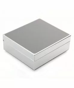 Addison Ross Box Hinged Chiffon Grey & Silver (Square) Gifts By Occasion