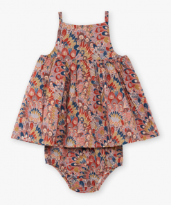 NATALYS Baby Dress Terracotta