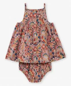 NATALYS Baby Dress Terracotta
