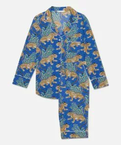 Print Fresh Bagheera Long Sleep Set - Sapphire Gifts By Recipient